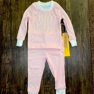 Rae Dunn toddler girl pajama set